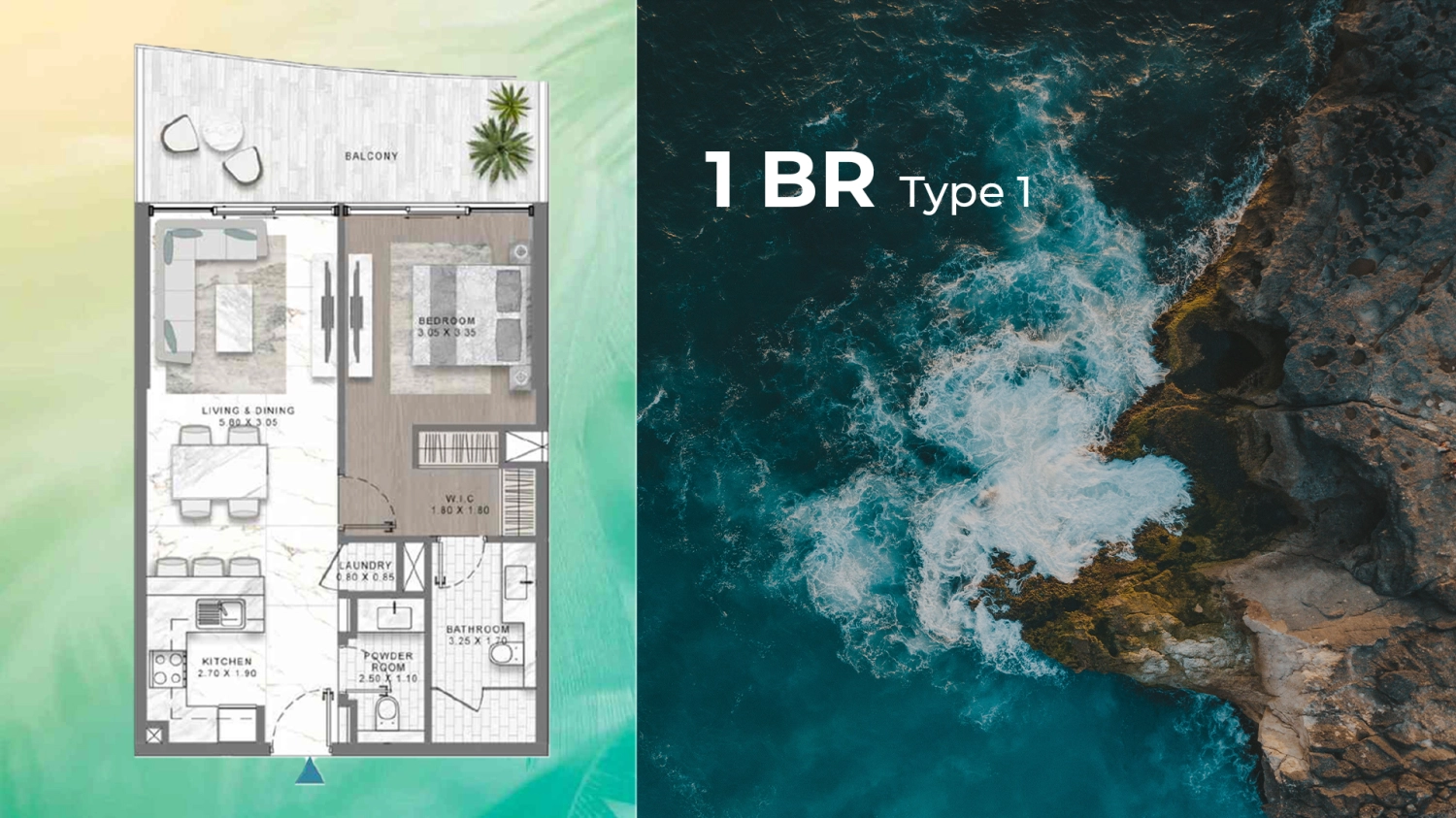 1 BR - Type A
